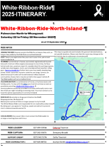 White Ribbon Ride 2025 | White Ribbon New Zealand